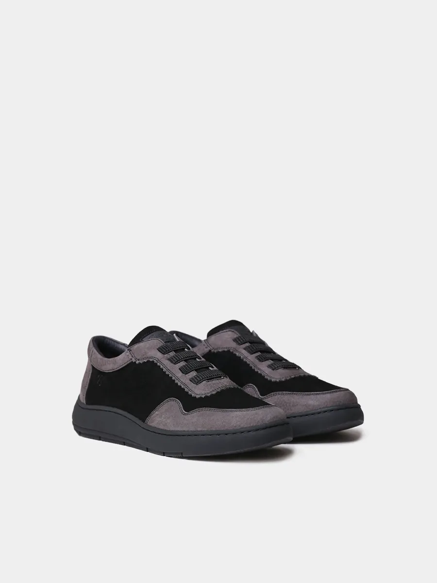 Zapatilla deportiva de mujer en serraje bicolor  | PRESTON - Image 2