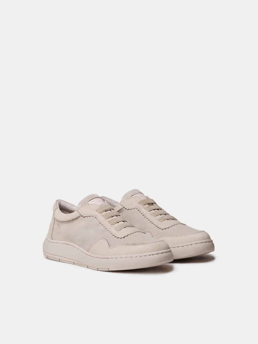 Zapatilla deportiva de mujer en serraje bicolor  | PRESTON - Image 2