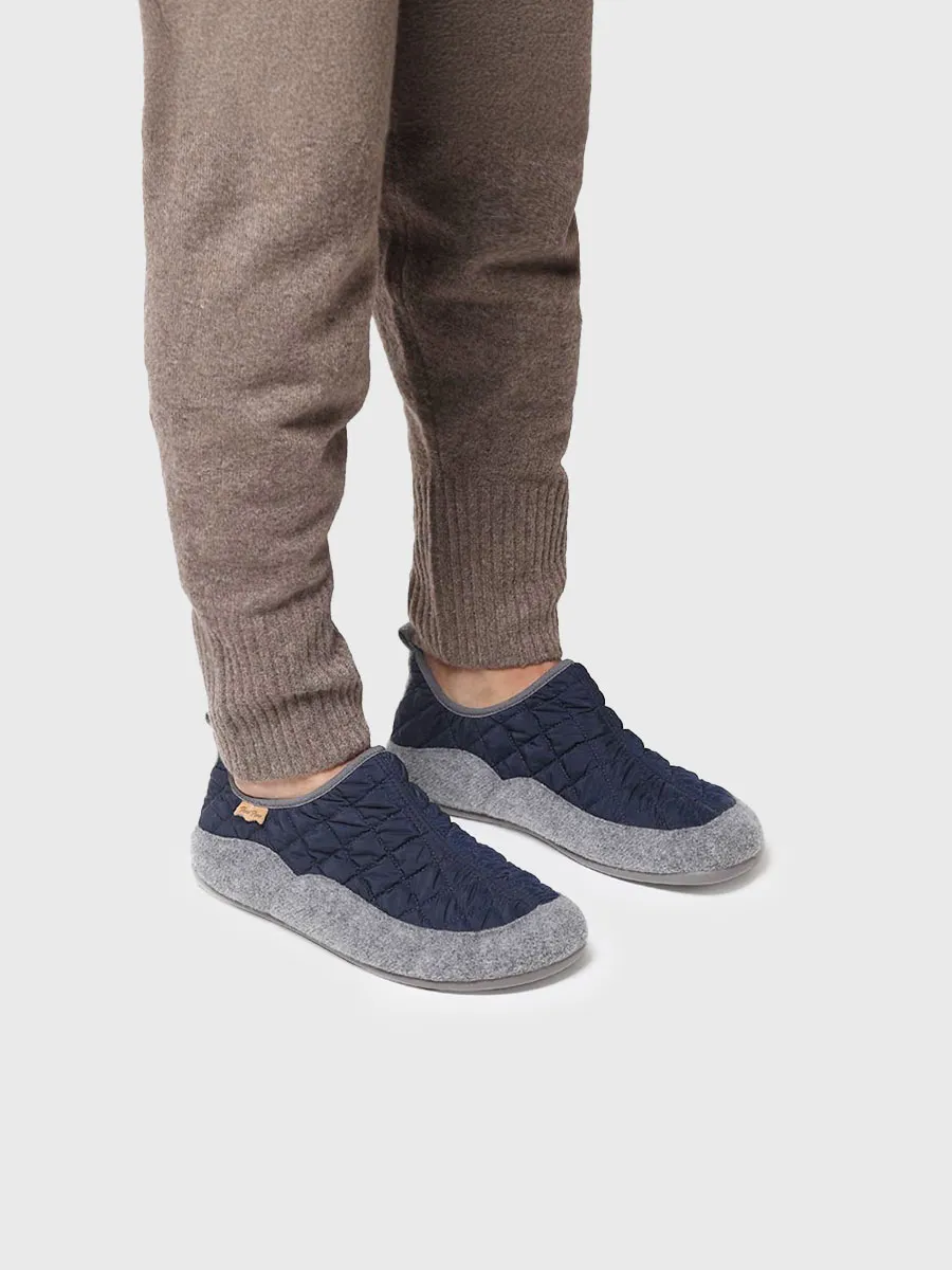 Slippers para hombre en fieltro y tejido acolchado | NIL-UM - Image 4