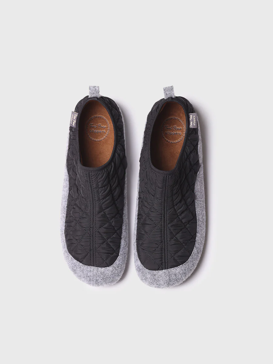 Slippers para hombre en fieltro y tejido acolchado | NIL-UM - Image 3
