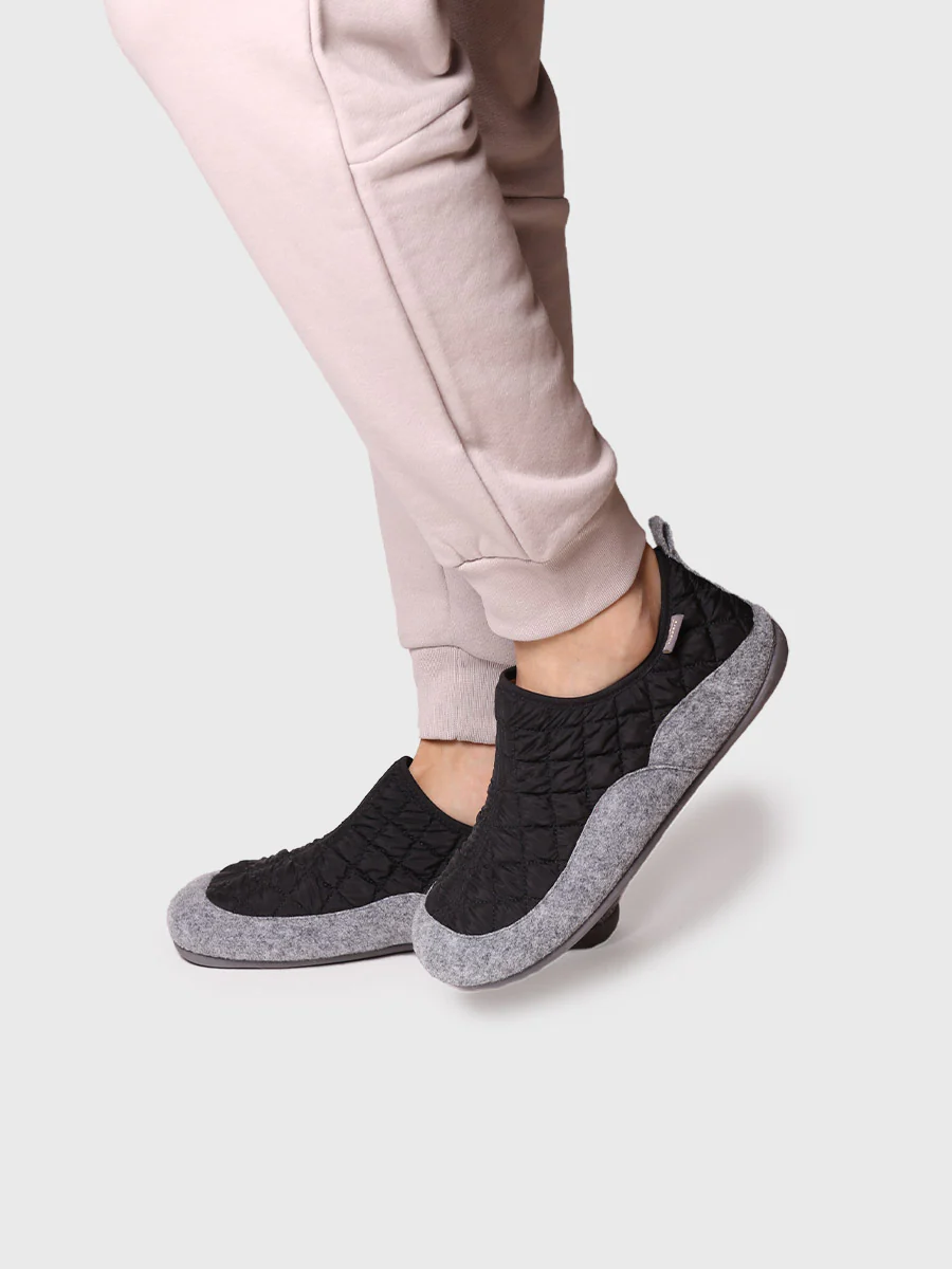 Slippers para hombre en fieltro y tejido acolchado | NIL-UM - Image 4