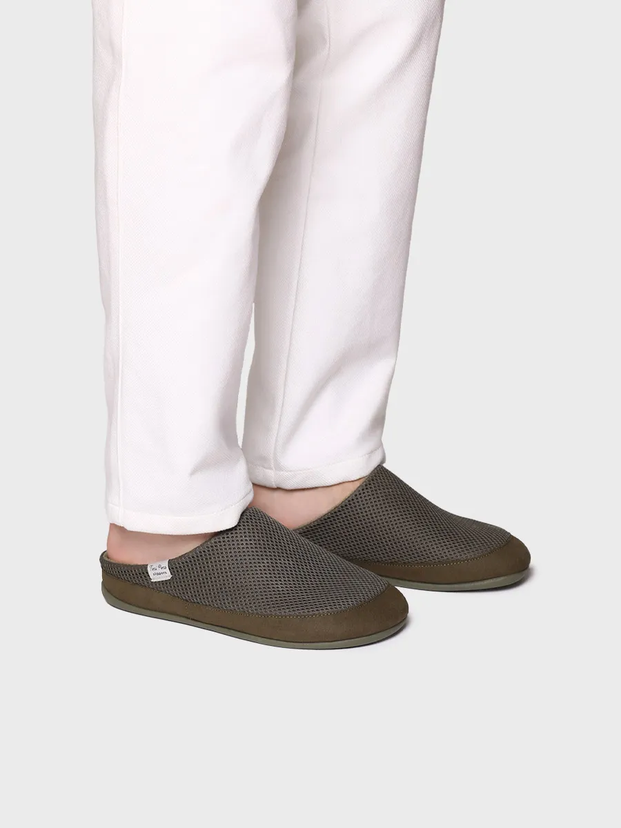 Zapatillas de casa para hombre en tejido de rejilla | NIUE-GC - Image 4