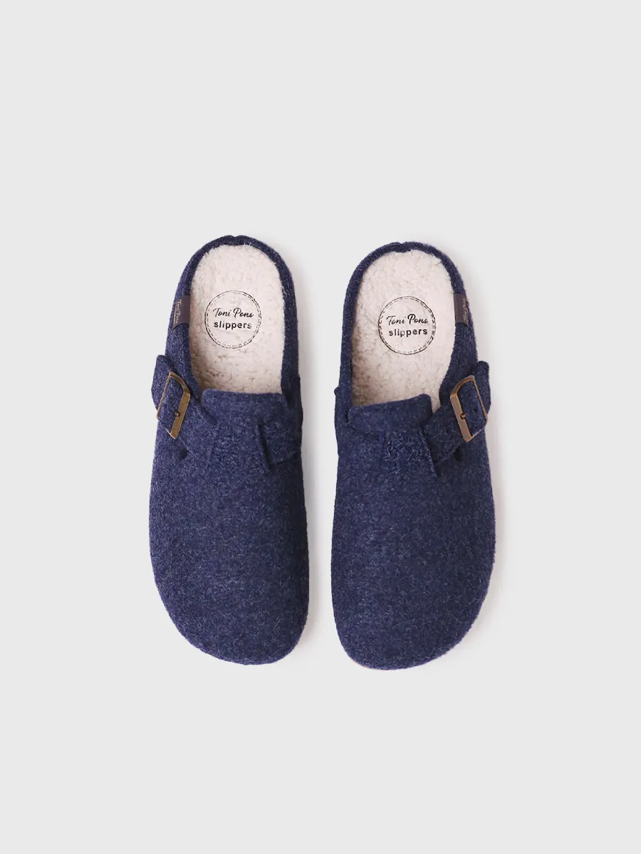 Zapatilla tipo zueco para hombre en fieltro | NORTON-FP - Image 3