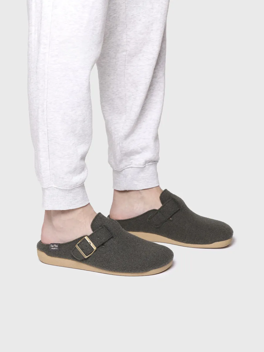 Zapatilla tipo zueco para hombre en fieltro | NORTON-FP - Image 5