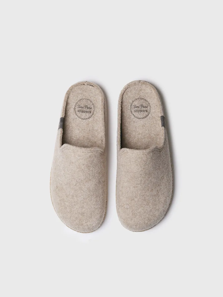 Slippers para hombre de lana reciclada | TOMAS-RW - Image 4