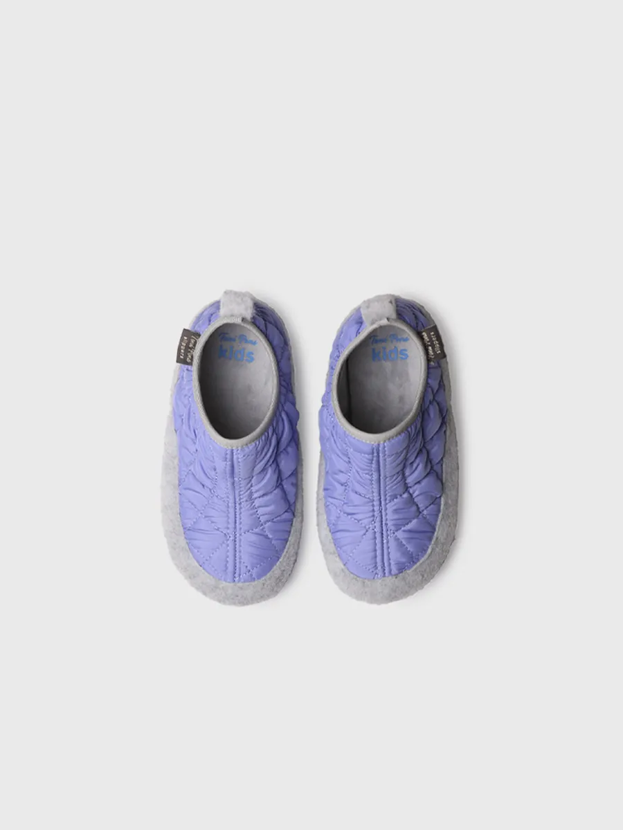 Slippers para niños en fieltro y tejido acolchado | LIOR-UM - Image 4