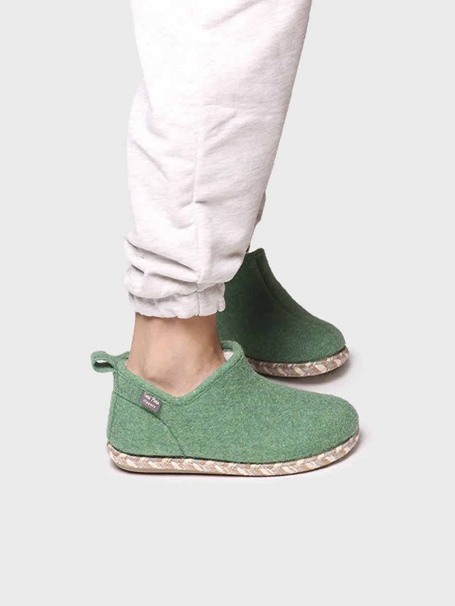 Slipper abotinada para mujer en fieltro | DUNA-FP - Image 4
