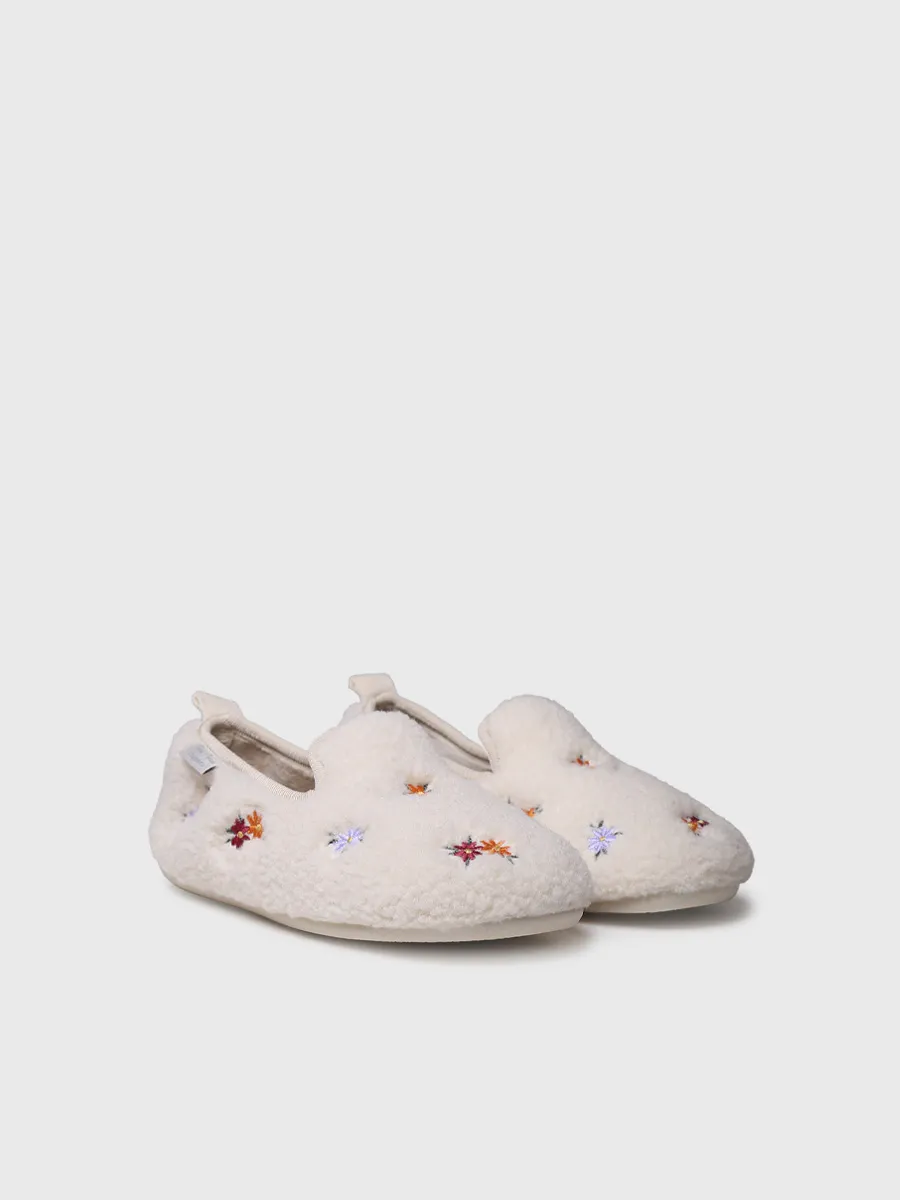 Zapatilla tipo babucha con motivos bordados para mujer | MAILY-BB - Image 2