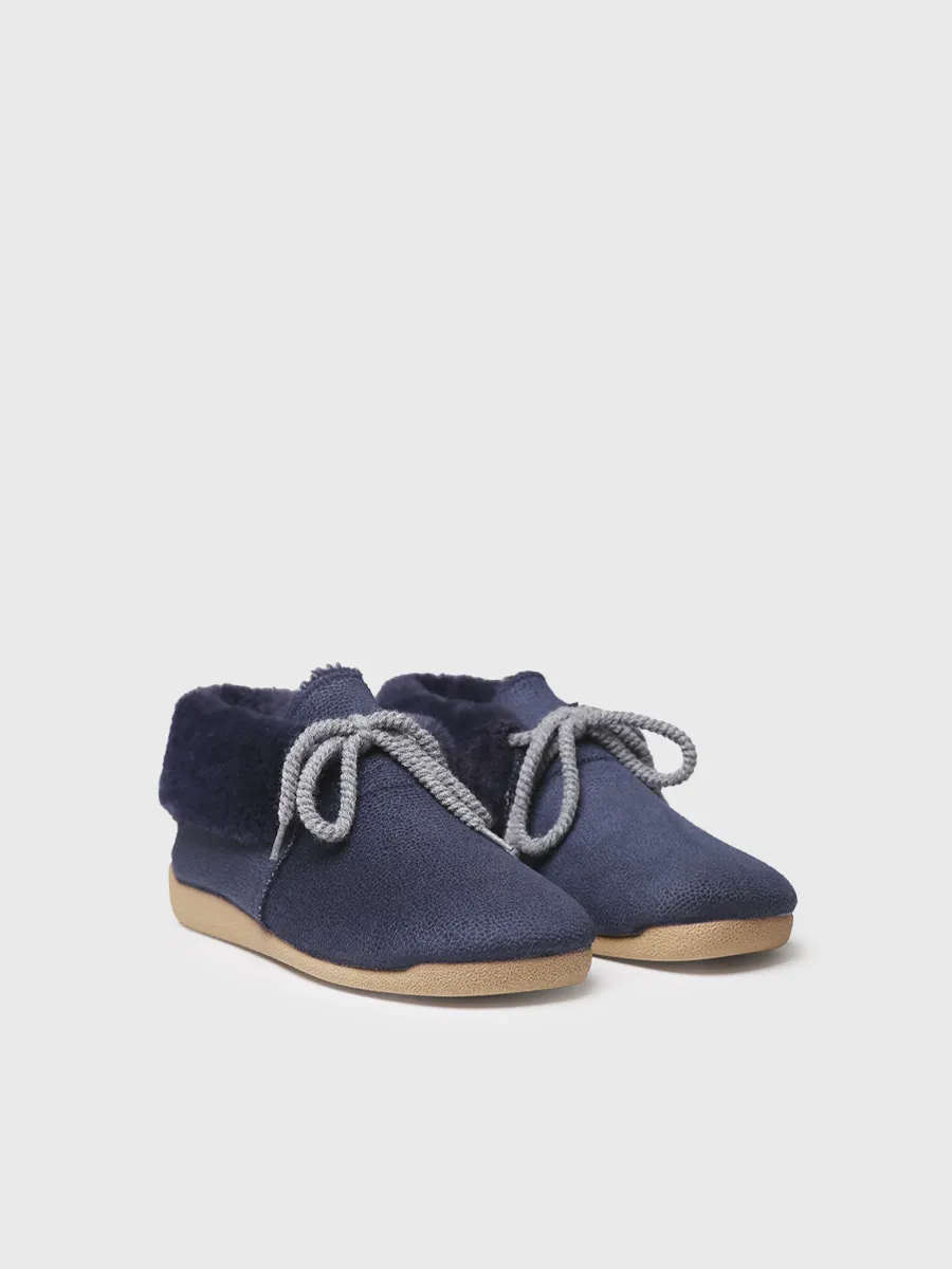 Slipper abotinada de mujer con cordones en | MALMO-BD - Image 3