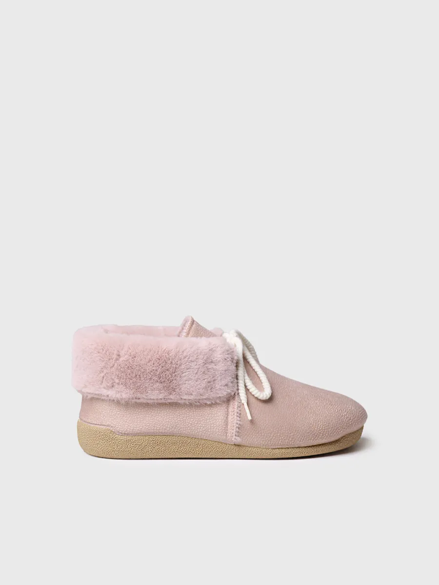 Slipper abotinada de mujer con cordones en | MALMO-BD