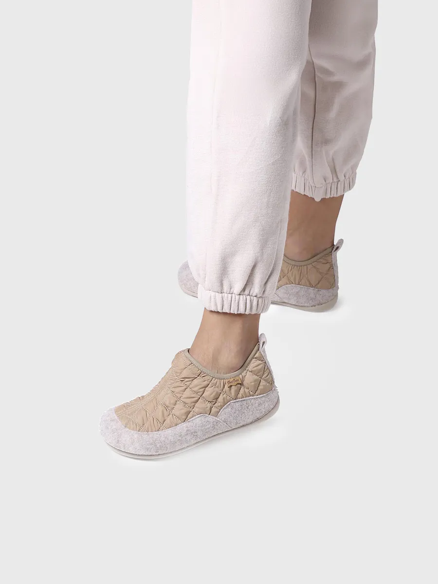 Slippers para mujer en fieltro y tejido acolchado | MARE-UM - Image 4