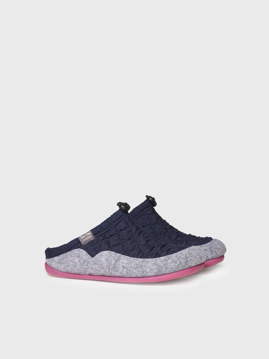 Slippers para mujer en tejido acolchado y fieltro | MEL-UM - Image 2