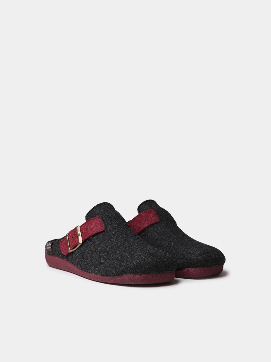 Zapatilla tipo zueco para hombre en fieltro reciclado  | NORTON-FR - Image 2
