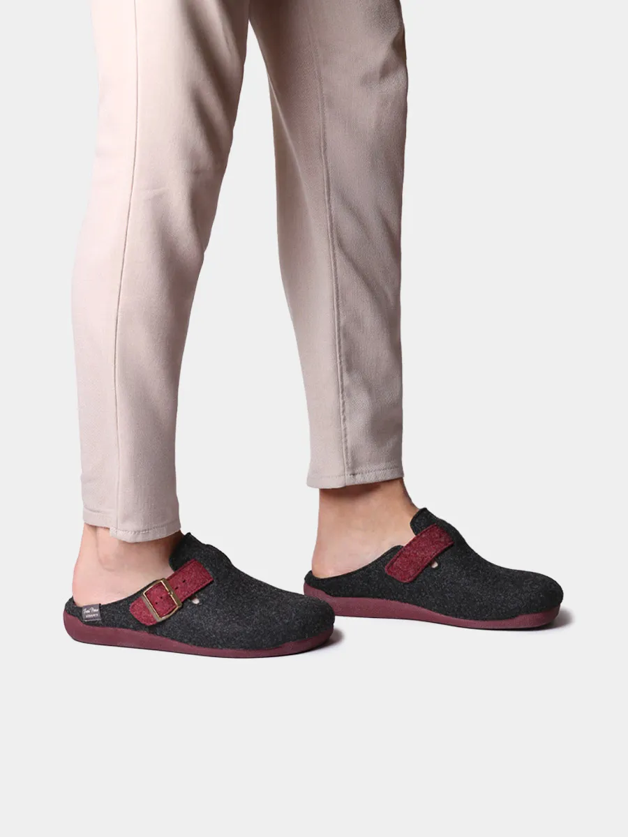 Zapatilla tipo zueco para hombre en fieltro reciclado  | NORTON-FR - Image 4