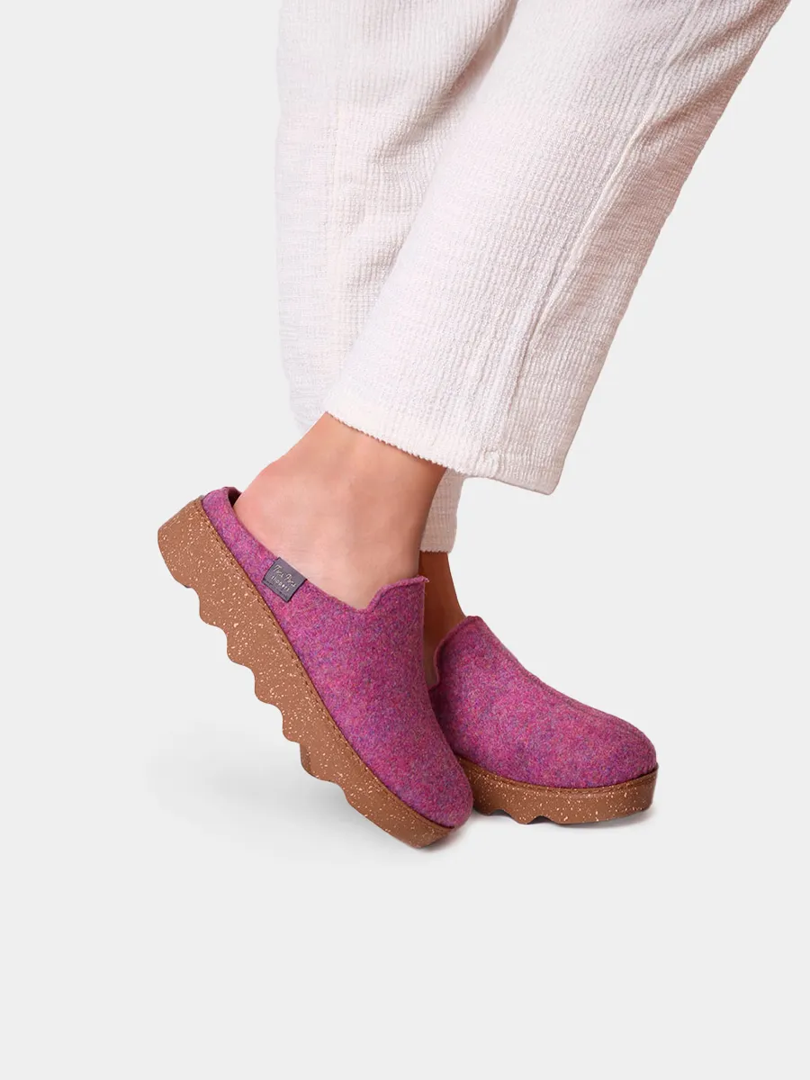 Slippers abotinadas para mujer en tejido | JOKO-FR - Image 4