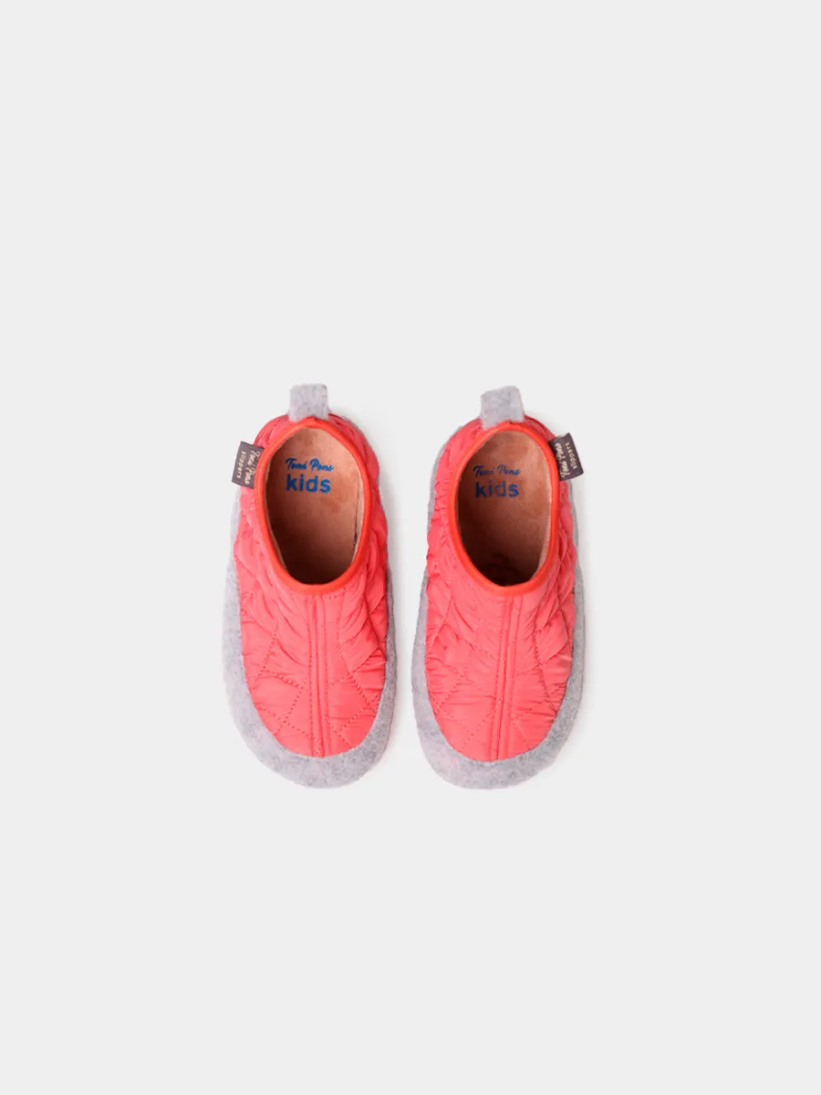 Slippers para niños en fieltro y tejido acolchado | LIOR-UM - Image 3