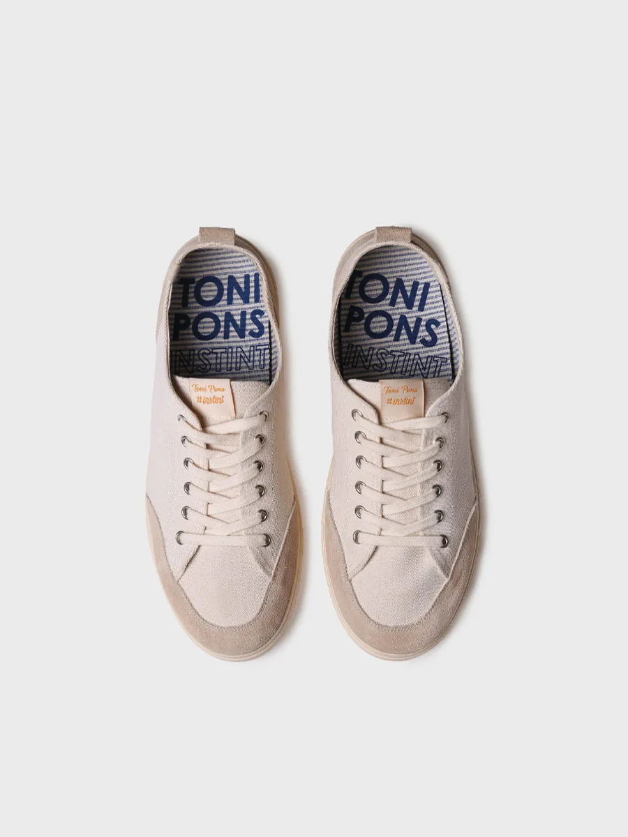 Zapatilla deportiva de hombre en algodón con cordones | IRON - Image 4
