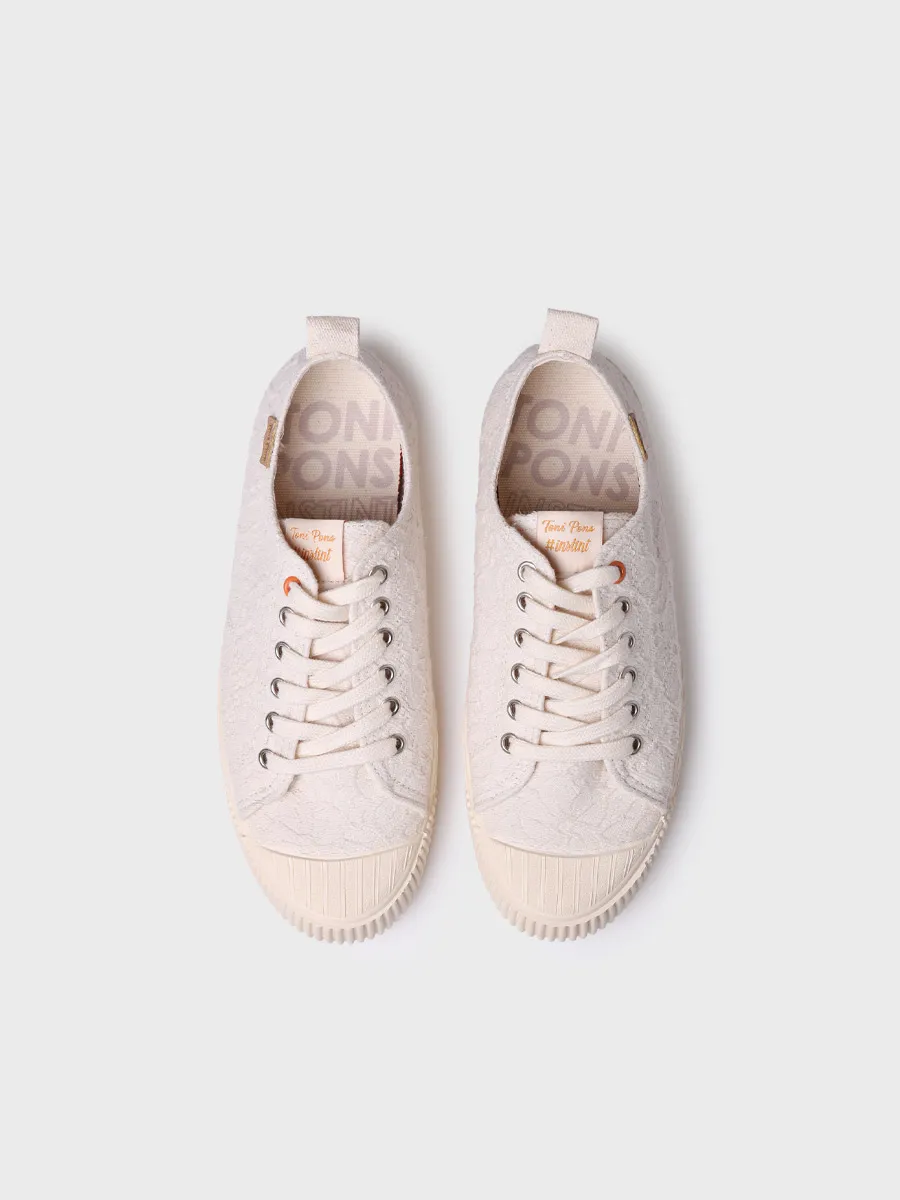 Zapatillas deportivas bajas de mujer en tejido reciclado | GILDA-RB - Image 3