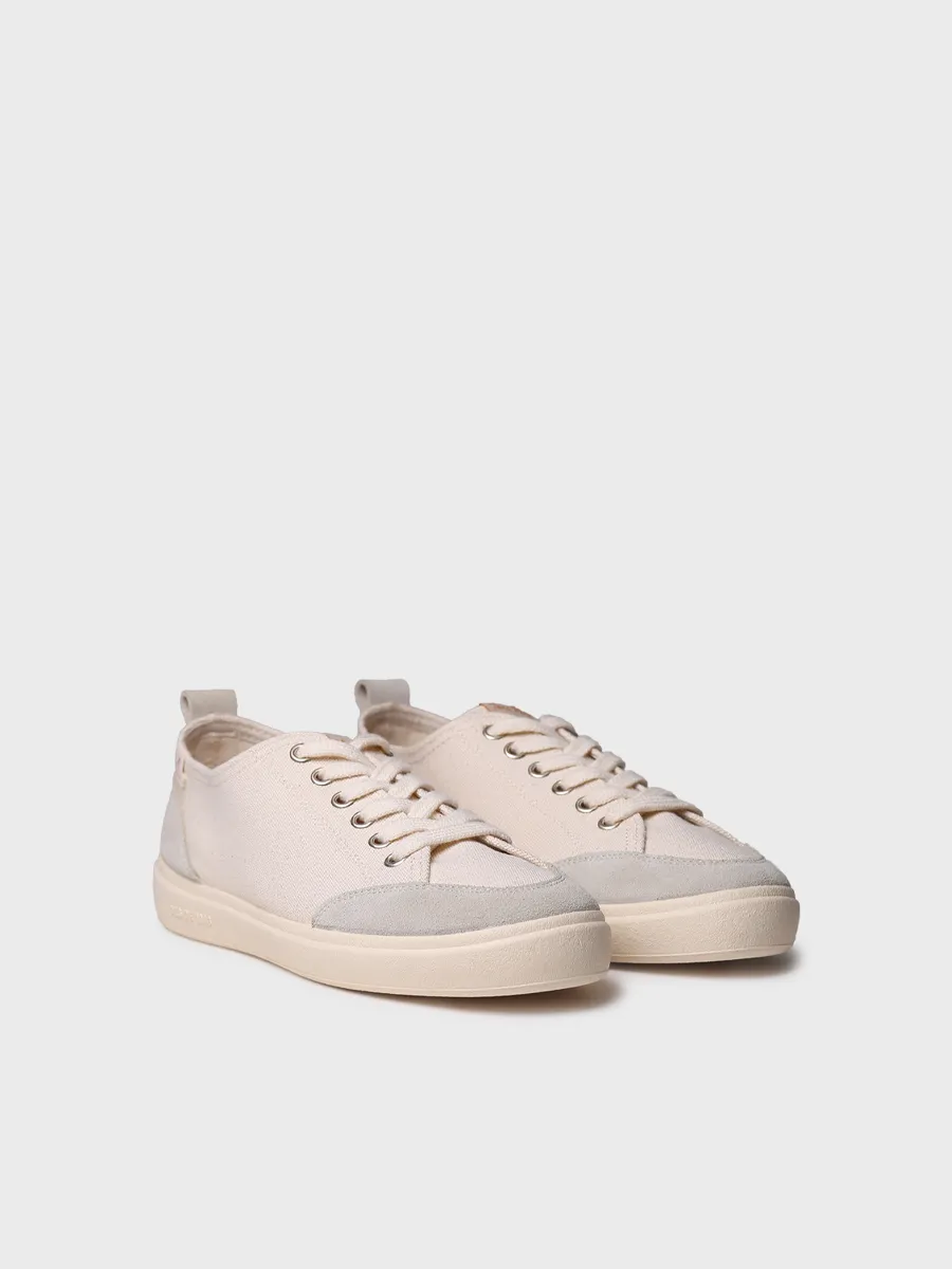 Zapatilla deportiva de mujer en algodón con cordones | IBAR - Image 3