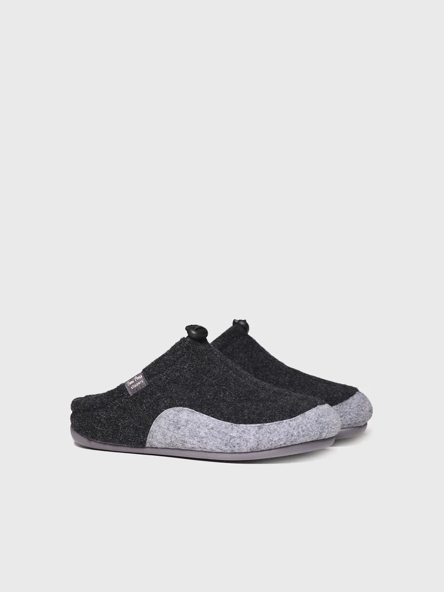 Slipper para hombre en fieltro reciclado | NADIR-FR - Image 2