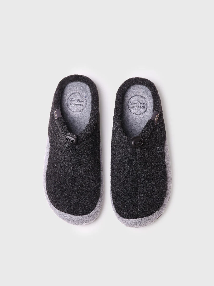 Slipper para hombre en fieltro reciclado | NADIR-FR - Image 3