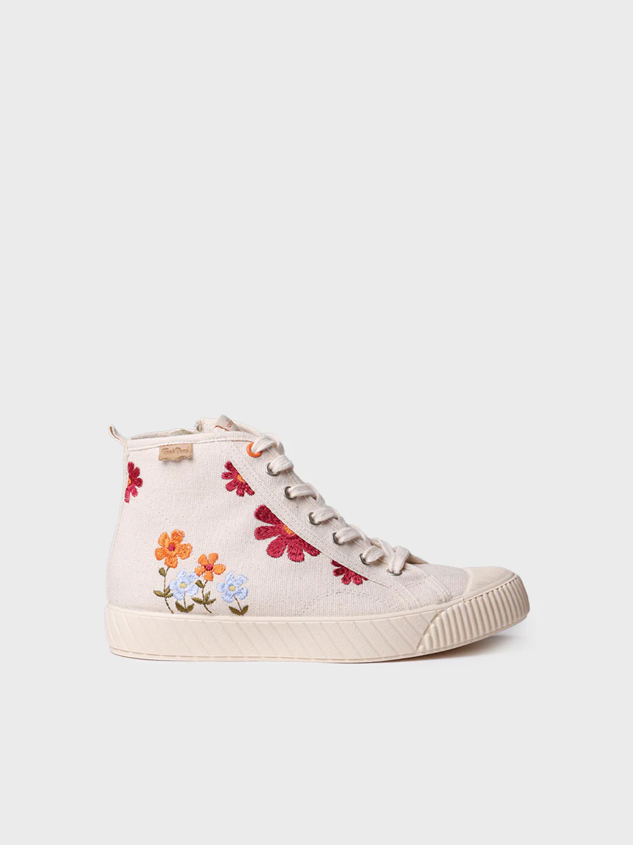 Zapatillas altas de mujer en tejido reciclado | GENA-EC