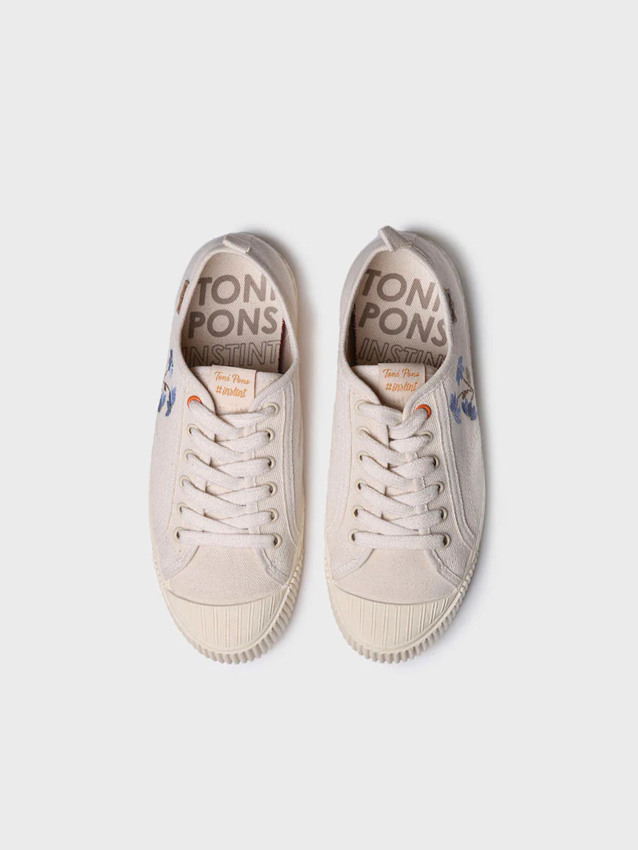 Zapatillas deportivas bajas para mujer en tejido reciclado | GILDA-CF - Image 3