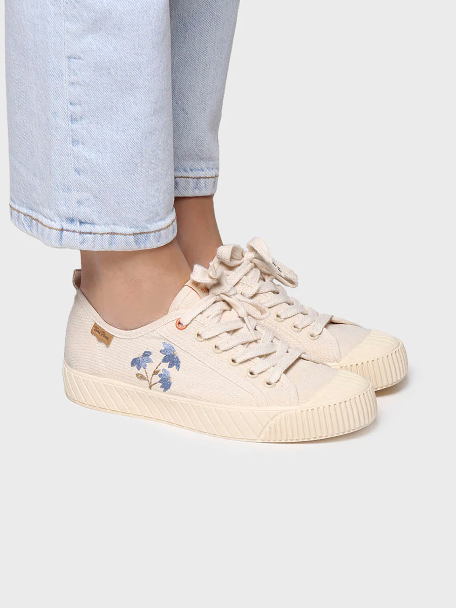 Zapatillas deportivas bajas para mujer en tejido reciclado | GILDA-CF - Image 4
