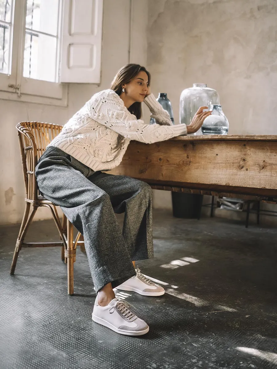 Sneaker de piel para mujer | NAIDA