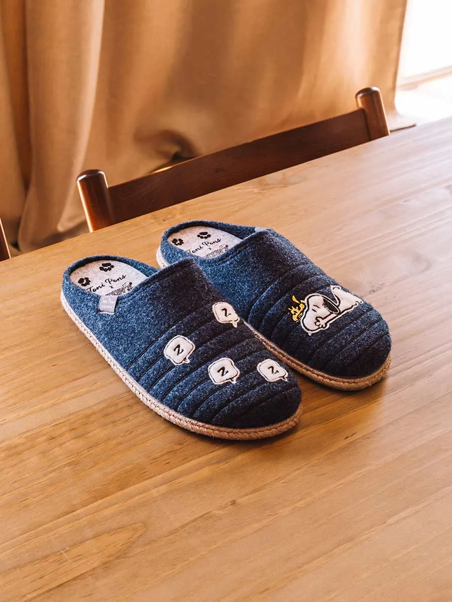 Zapatillas tipo zueco para hombre de Snoopy  | CHARLIE