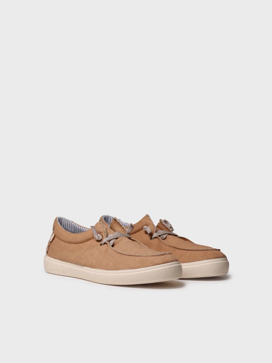 Zapato de hombre en algodón con cordones | IAN - Image 2