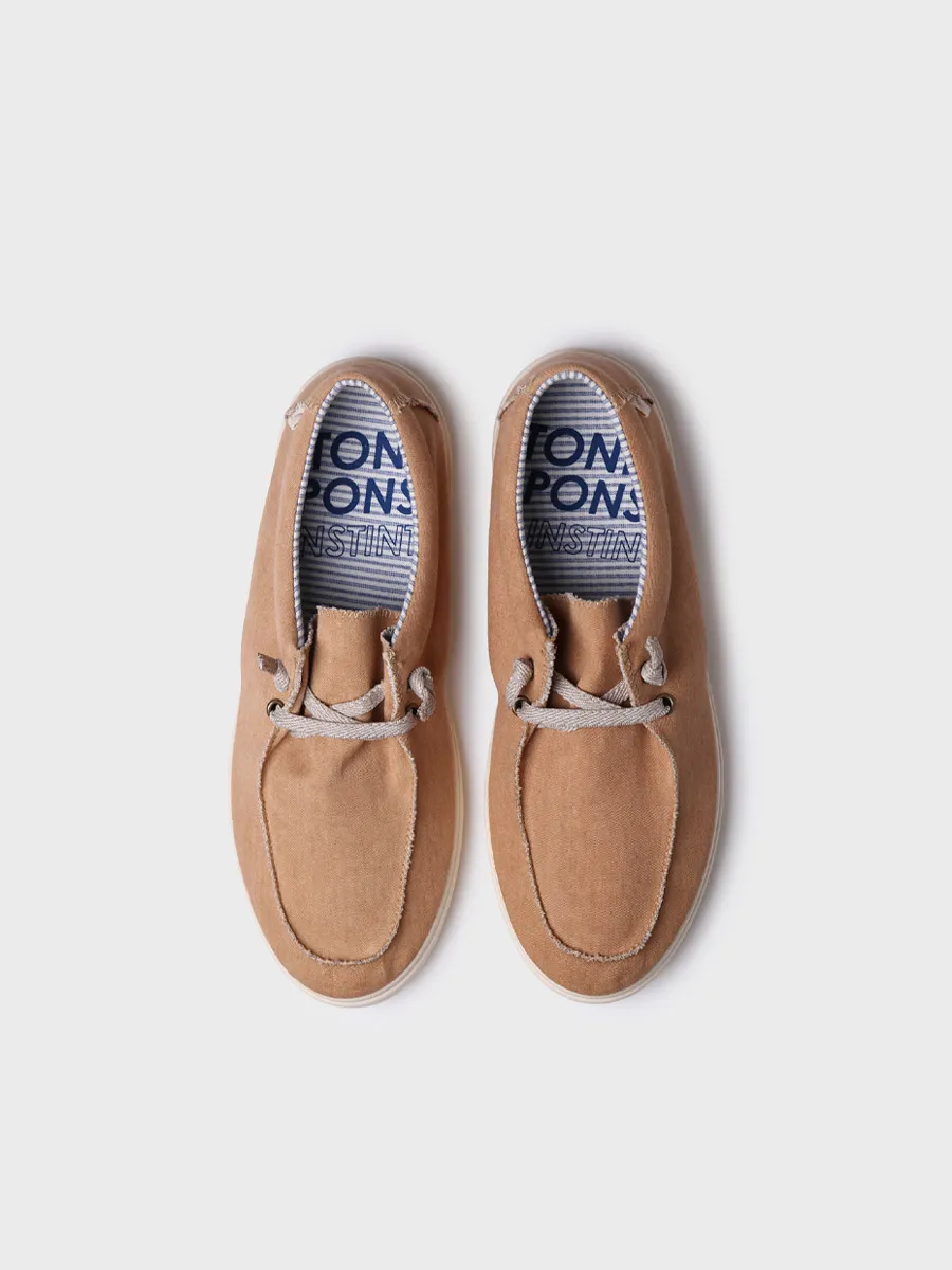 Zapato de hombre en algodón con cordones | IAN - Image 3