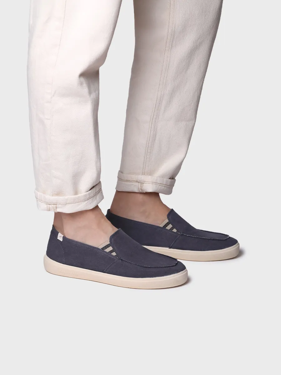 Zapato cerrado de hombre en algodón con elásticos laterales | ILARI - Image 4