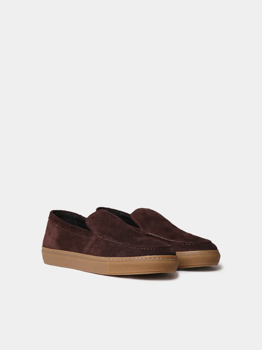 Mocasines para hombre en serraje y suela de goma | JOAN - Image 3