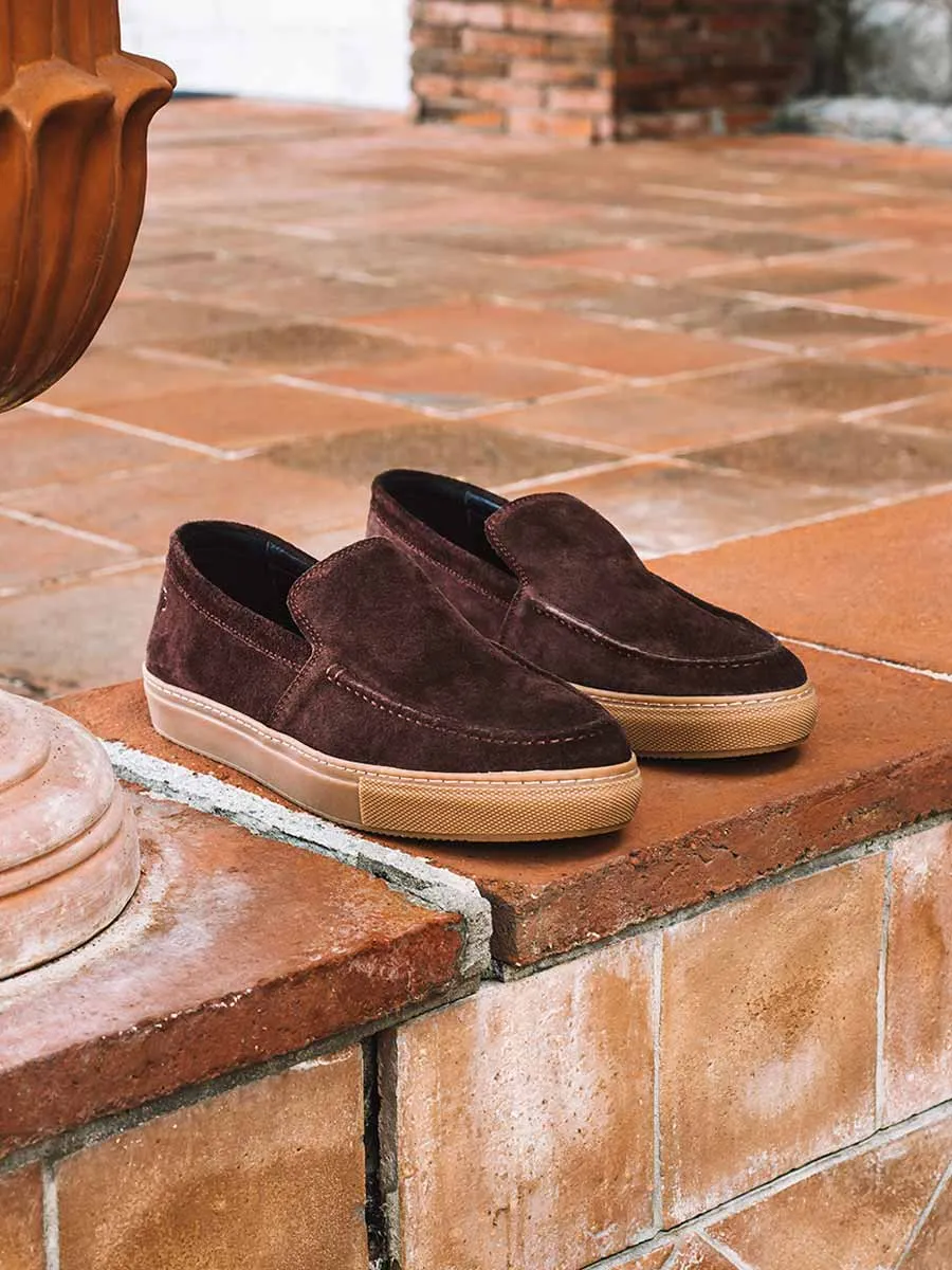 Mocasines para hombre en serraje y suela de goma | JOAN - Image 6