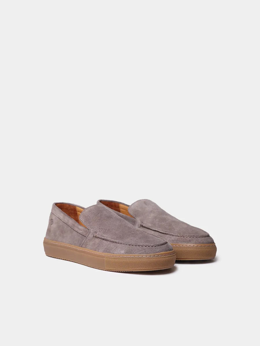 Mocasines para hombre en serraje y suela de goma | JOAN - Image 2