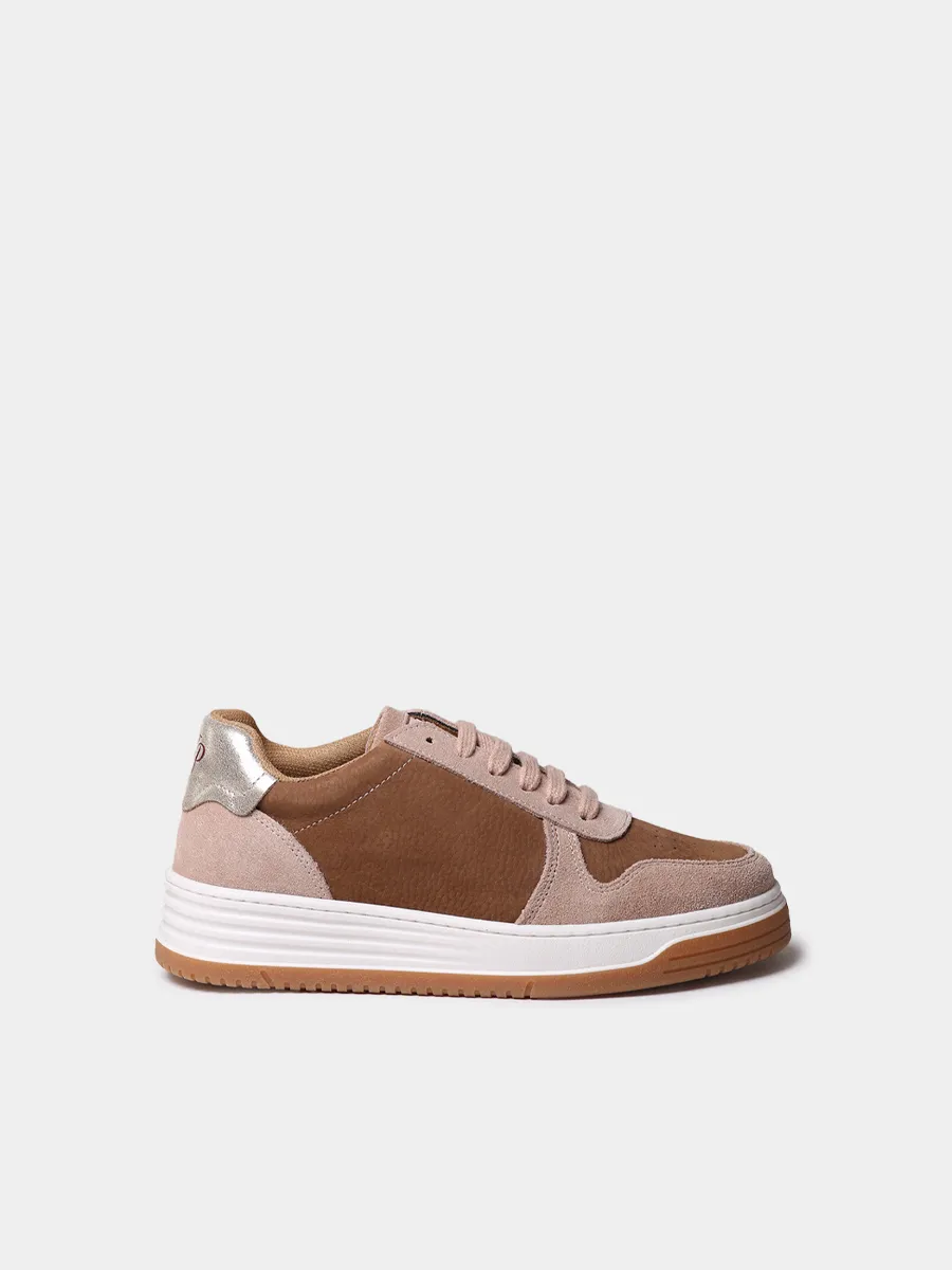 Sneakers en nobuk y serraje para mujer  | AINA