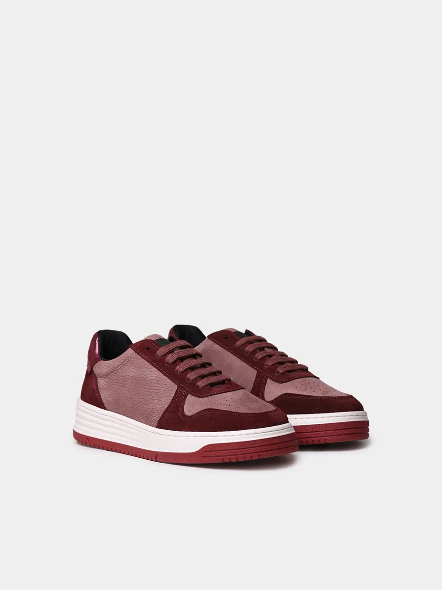Sneakers en nobuk y serraje para mujer | AINA - Image 2