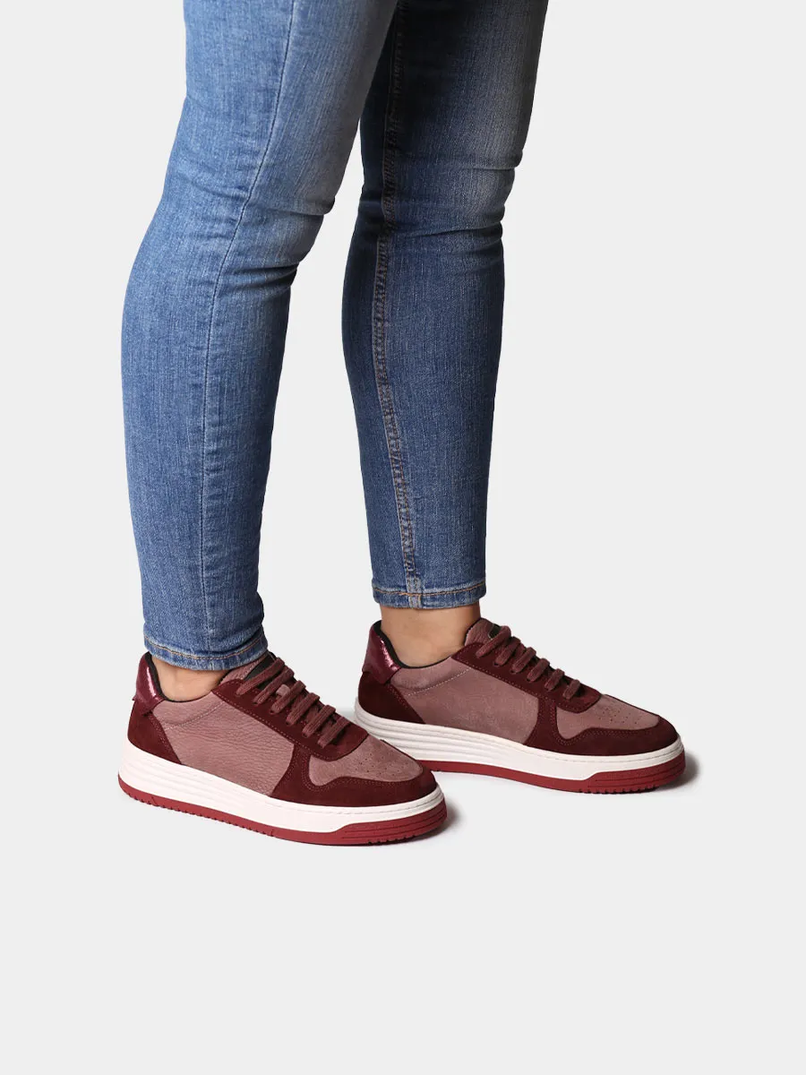 Sneakers en nobuk y serraje para mujer | AINA - Image 4