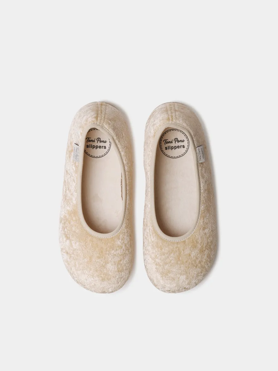 Zapatillas tipo bailarina de terciopelo para mujer | ALTEA - Image 4
