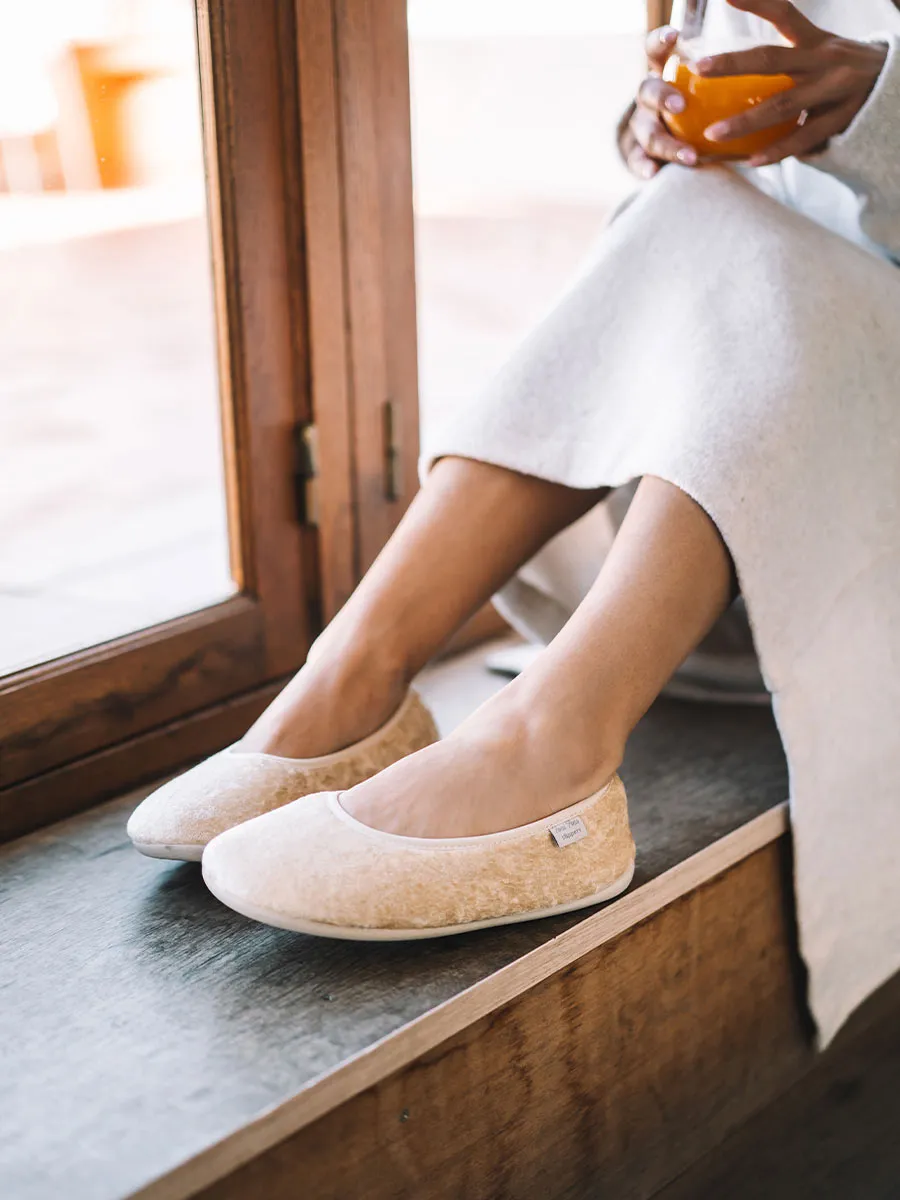 Zapatillas tipo bailarina de terciopelo para mujer | ALTEA - Image 7