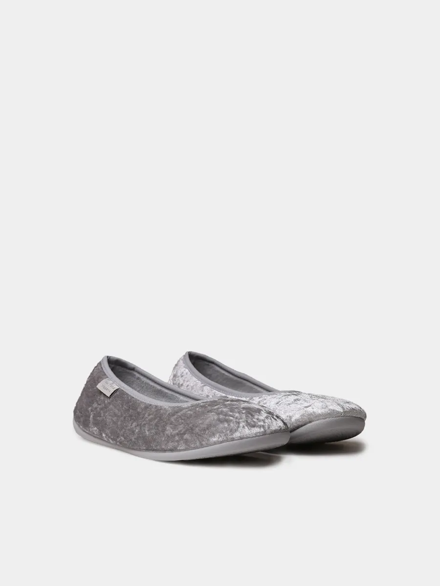 Zapatillas tipo bailarina de terciopelo para mujer  | ALTEA - Image 2