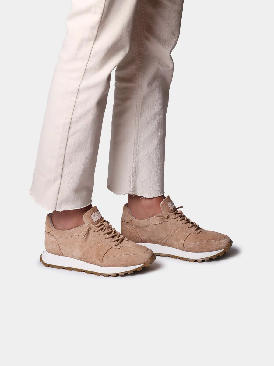 Zapatillas deportivas en serraje con cordones para mujer | ANNA - Image 5