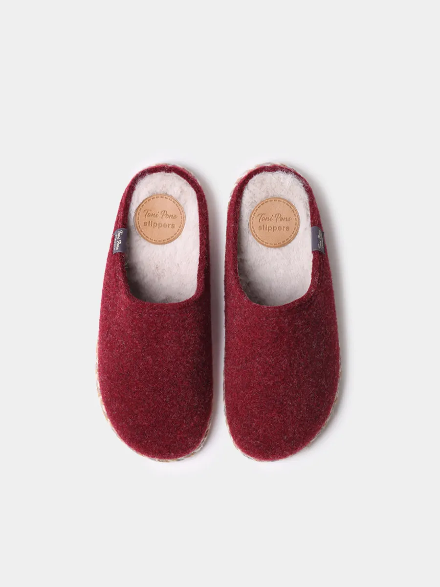 Slippers abiertas para mujer en fieltro | DELI-FP - Image 3