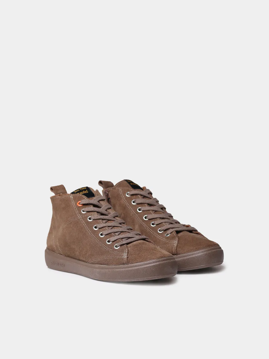 Botín en serraje con cordones para mujer  | GUALBA - Image 2
