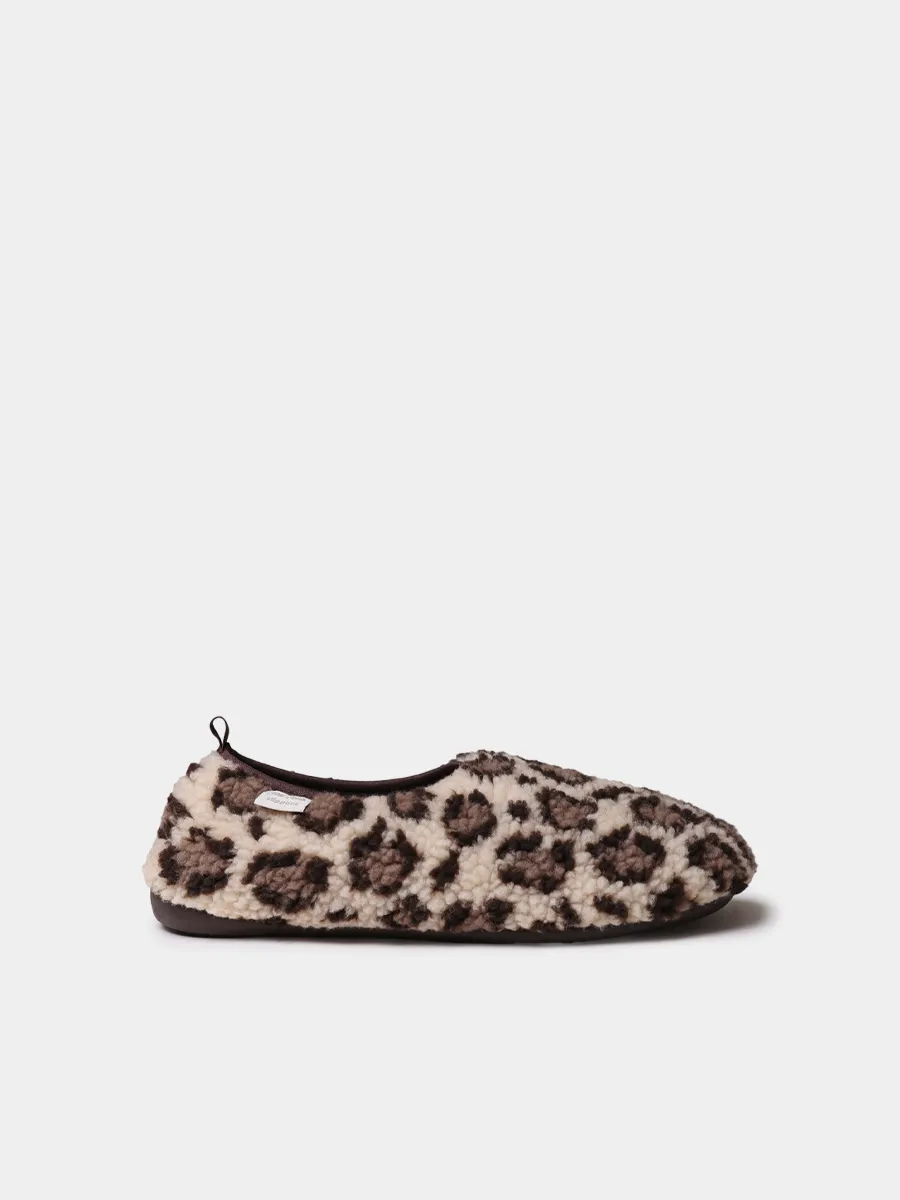 Zapatilla tipo babucha para mujer en borrego | MARTA-SH